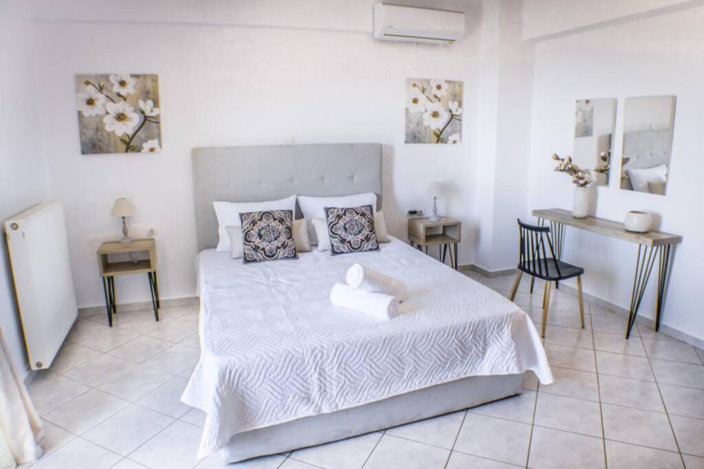 Villa Ventus, 40Sqm Private Pool & Hot Tub! Roussospition Ngoại thất bức ảnh