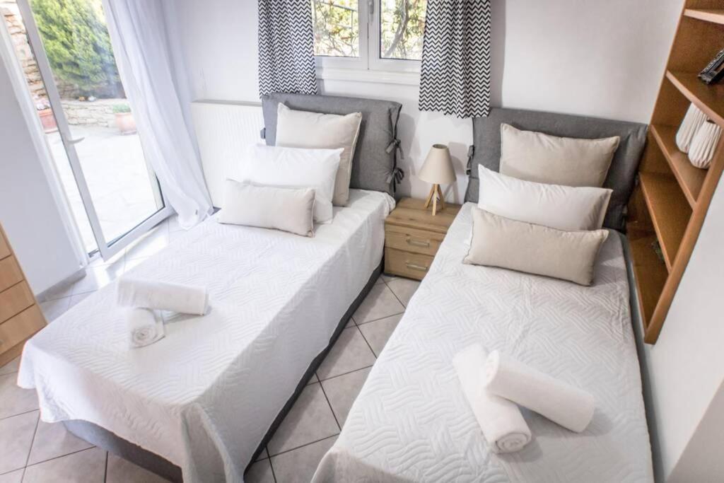 Villa Ventus, 40Sqm Private Pool & Hot Tub! Roussospition Ngoại thất bức ảnh